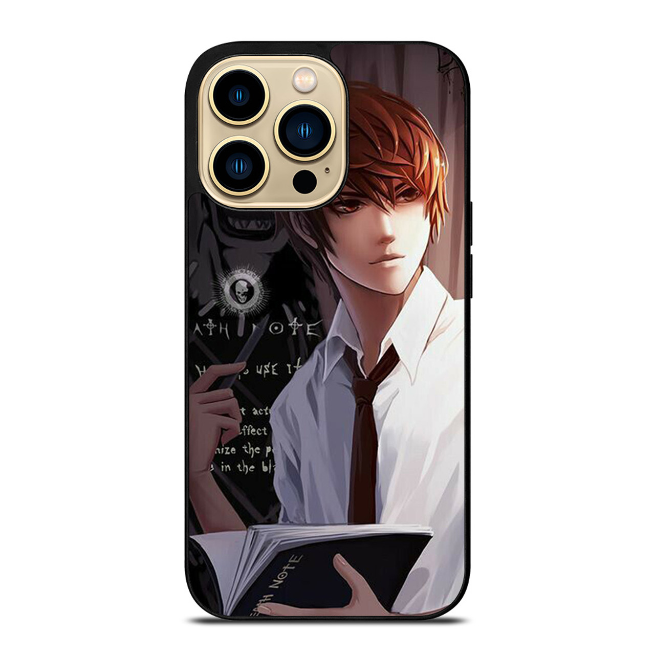 ANIME DEATH NOTE LIGHT YAGAMI AND RYUK iPhone 14 Pro Max Case Cover